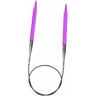 KnitPro Trendz Faste rundpinde 100 cm (3.5-12.00mm) 5.00 mm Violet Indhold:1 fast rundpind Materiale:Akryl Typer: Faste rundpinde Størrelser:3.50-12.00 mm.