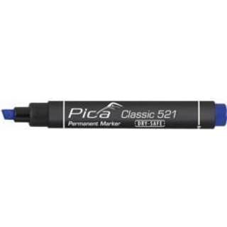Pica Permanent marker 2-6mm skåret spids blå
