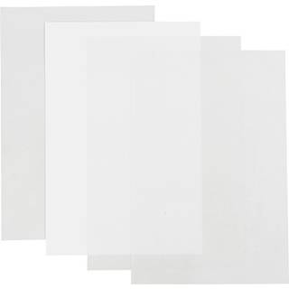Krympeplast transparent mat - 20x30 cm, 4 ark