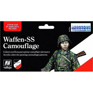 Vallejo Model Color, Waffen-SS Camouflage, 8 x 17 ml [Levering: 1-2 dage]
