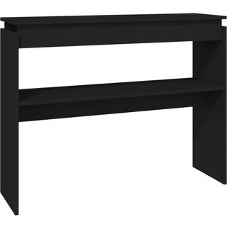 konsolbord 102x30x80 cm konstrueret træ betongrå