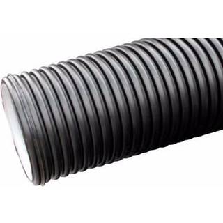 Kaczmarek Regnvandsrør 110mm. SN8. 110-95mm. DV. Sort HDPE. EN13476-3. 6 mtr. med muffe og tætn.ring