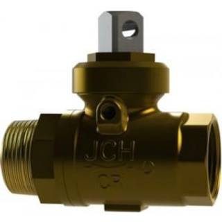 JCH Serie 15 Kuglestophane med reduceret gennemløb for anboring muffe-nippel 1''.