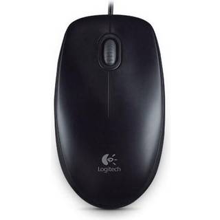 LOGITECH B110 Silent Wireless Mouse, Black