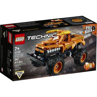 LEGO® 42135 Technic Ride Jam El Toro Loco Legetøjsvogn til børn fra 7 år og opefter 2 i 1 lastbil og terrængående køretøj