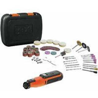 Roterende værktøj Black & Decker BCRT8IK-XJ; 7,2 V; 1x1,5 Ah batteri. + tilbehør