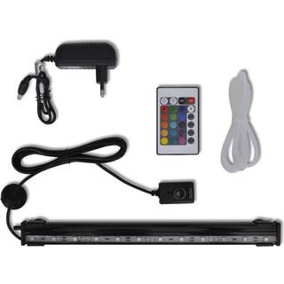 LED-undervandslampe til akvarie 32 cm boblefunktion RGB-farver