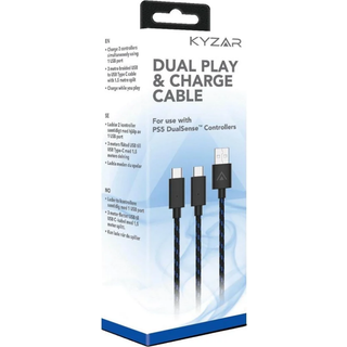 Kyzar Play and Charge - Ladekabel 3m PS5