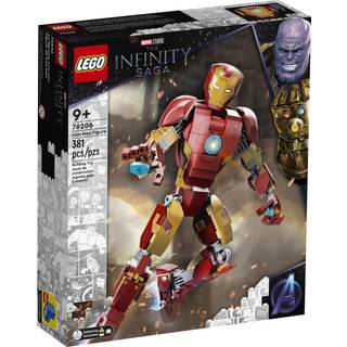 LEGO MARVEL IRON MAN Figur 76206 Samlib?relig leget?j B?rn Sovev?relse Display Model fra Avengers: Age of Ultron Infinity Saga Set