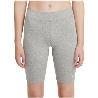 Shorts Nike NSW Essential Medium-Rise Biker Shorts Dk Grey Heather/ White L - White - L