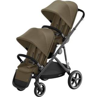 Cybex GAZELLE S Tvillingevogn, Seashell Beige/Taupe