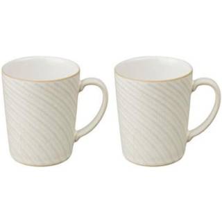 Impression Cream Spiral Mugs - Set Of 2 -