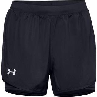 Under Armour Fly By 2.0 2in1 Shorts Women - Black, Silver, Size XS - black