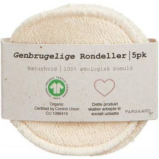 Pargaard Genbrugelige Rondeller Naturhvid (5 stk)