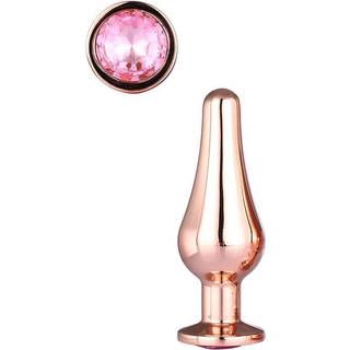 Dream Toys Gleaming Love Pleasure Plug Rose Gold Large