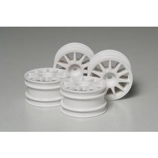 Tamiya TAM-51237 M-Chassis 11-Spoke Wheels White (4)
