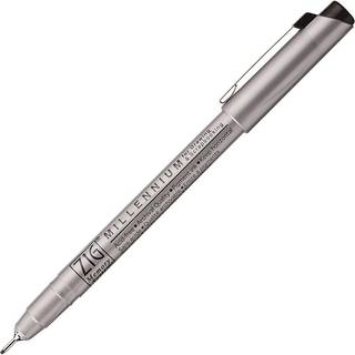 Millennium Pen 0,8mm sort, ZIG MS-08, 12stk