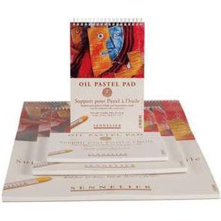 Sennelier Oil Pastel Pad spiralbundet pastelblok – 24×32 cm, 12 ark, 340 g/m²