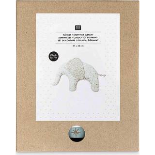 Nähset Elefant 47x28cm - Grün