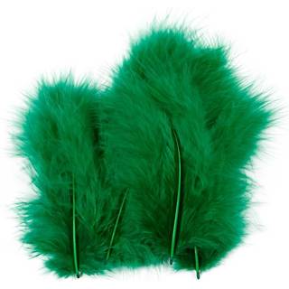 Superbløde grønne dun 5-12 cm - 15 stk. pakke
