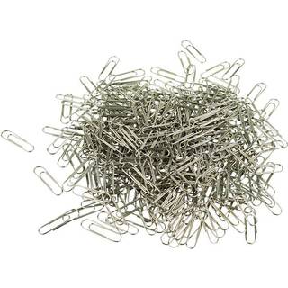 Kvalitets papirclips 28 mm - 1000 stk. i metal