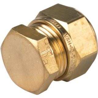 Slutmuffe 12 mm Kompressions Fittings