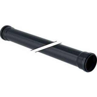 Geberit Silent Pro afløbsrør PP MX 75x3,8x500mm 2stikmf sort