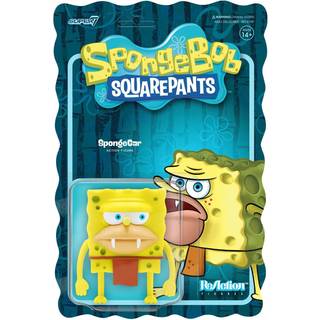 Super7 SpongeBob SquarePants Spongeegar - 3,75 """" SpongeBob Action Figur Classic Cartoon Collectibles and Retro Toys