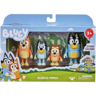 Bluey 4 pk. Figurer, familien