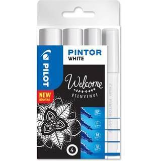 Pilot Pintor Marker | Hvid | 4 tykkelser