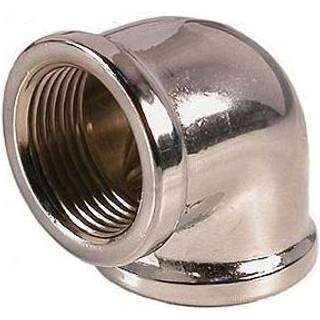 Vinkel 1/2'' 90gr muffe/muffe, forkromet