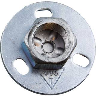Montage grundflange 3/4" Ø70 mm galvaniseret