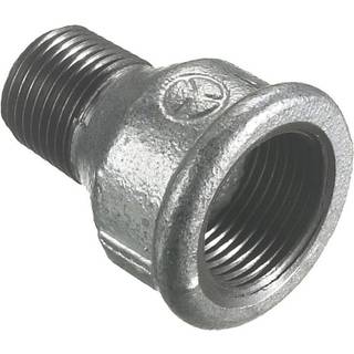 Galvaniseret spidsmuffe 1/2" x 3/8"