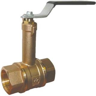 GPA Flowsystem Type 380LN kugleventil muffe/muffe DN 25 / 1" rødgods med høj hals