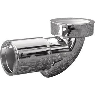 Purus PUM bundventil-vinkel 40 mm x 11/4-1.1/2 tommer, med lugtspærre - Krom