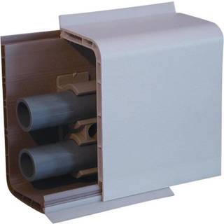 Gabotherm Dobbelt Rør-Panel 90x45mm Hvid (4 Mtr)0884