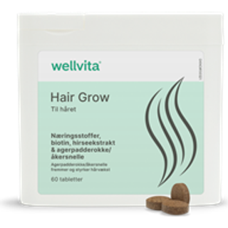 Wellvita Hair Grow - 60 tabletter - Styrk din hårvækst indefra