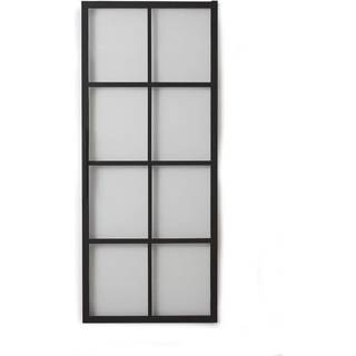 Habo - Cube skydedør 90x213,3 cm - Sort