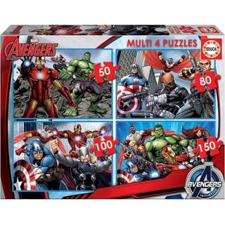 Educa Multi 4 Avengers 50-80-100-150