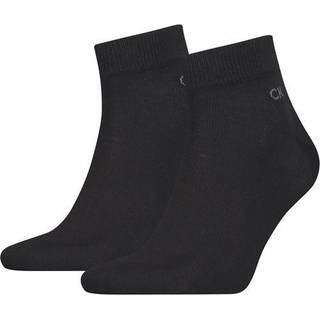 Calvin Klein 2-pak Quarter Socks - Black - Str 43/46 * Kampagne *