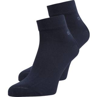 Calvin Klein 2-pak Quarter Socks - Navy-2 - Str 39/42 * Kampagne *