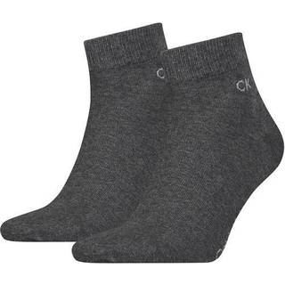 Calvin Klein 2-pak Quarter Socks - Grey - Str 43/46 * Kampagne *