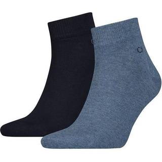 Calvin Klein 2-pak Quarter Socks - denim blue - Str 39/42