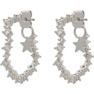 Capella Hoops øreinge crystal/silver