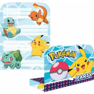 Pokemon invitations kuverter - 8 stk.