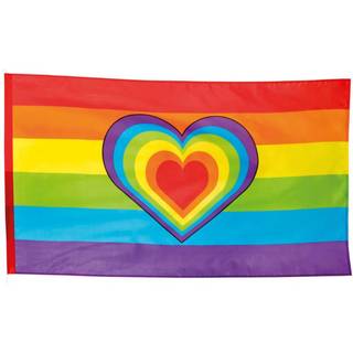 Regnbue flag, 90x150 cm