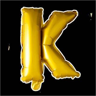 Folie ballon K, guld 41 cm