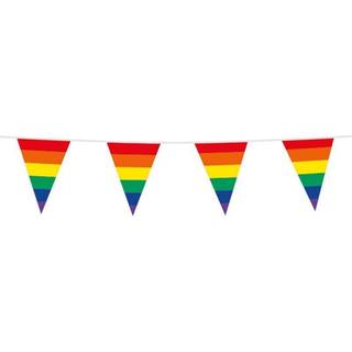 Regnbue vimpel banner 10m
