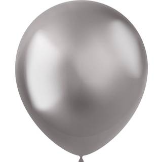 Balloner 10 stk. (Intens Sølv, 33cm)