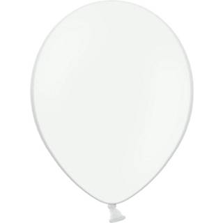 100 stk. Latexballoner hvid 9" - Luksus kvalitet til fest og dekoration